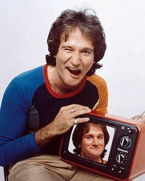 Robin Williams by Michael Dressler 1979