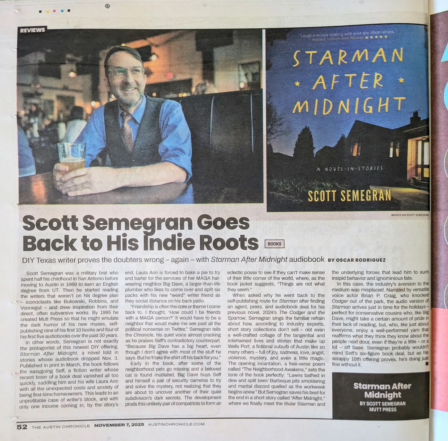scott semegran goes back to his indie roots